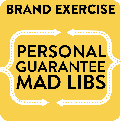 Personal Guarantee Mad Libs
