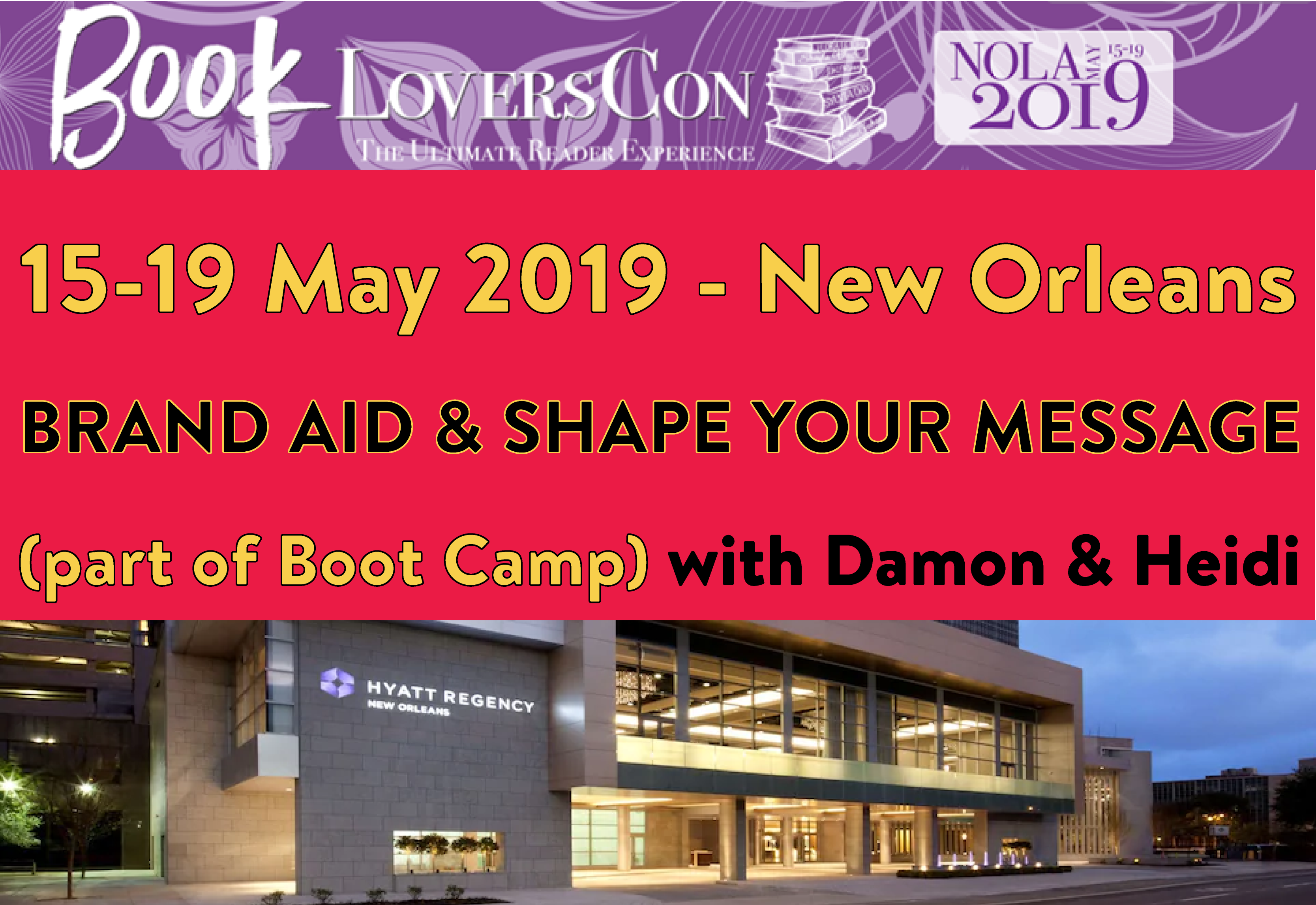 BLC Boot Camp 2019 classes (New Orleans, LA)